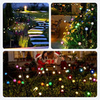 Solar Firefly Lights Outdoor Waterproof Adjustable Height, Multicolor 8Pack - Image 7