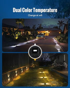 Solar Deck Driveway Lights 4 Pack Solar Dock Lights - Image 2