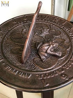 NauticalMart Frog Sundial - Copper Verdigris Aluminum Garden Sundial Home Garden Lawn Yard Decor - Image 3