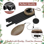 Wind Chimes for Outside, All Metal Tuned Wind Chime Outdoors, Sympathy & Memorial Wind Chimes for Mom Dad, Leaf Design, Box Included - Image 6
