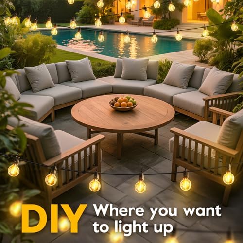 Minetom 158FT Solar String Lights Outdoor Waterproof Solar Powered - Image 5
