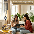 34in Wind Chimes for Outside, Tree of Life Deep Tone Wind Chime Memorial - Image 2