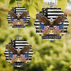 America Anniversary Wind Spinner for Garden Yard 12In, Independence Day Bald Eagle 3D Stainless Steel Kinetic Hanging Wind Spinners Rustproof Outdoor Decor for Lawn Patio Home - Image 4