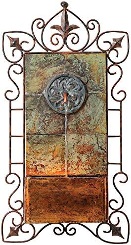 John Timberland Ibizi 33" Iron Scroll Rustic Traditional Wall Fountain - Image 2