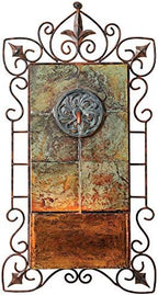 John Timberland Ibizi 33" Iron Scroll Rustic Traditional Wall Fountain - Image 2