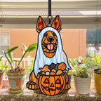 Funny Dog Halloween Acrylic Suncatcher - Image 4