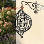 Personalized Wind Spinners Metal Yard Art Garden Decor Wedding for Couple Outdoor Hanging Kinetic Sculpture 3D Swivel Ornament Housewarming Present - Image 4