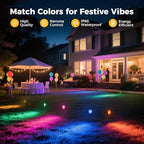 L LOHAS LED RGB Dusk to Dawn Low Voltage Landscape Lighting Remote 6 Pack - Image 4