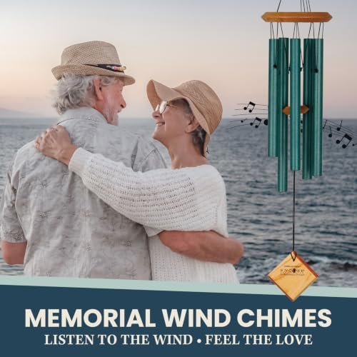 Woodstock Chimes Encore Collection, Chimes of Polaris, 22'' Verdigris Wind Chimes for Outdoor, Patio, Home or Garden Décor (DCV22) - Image 6