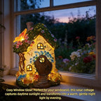 fairy garden house,fairy house,8 in,fairy garden accessories,solar powered - Image 5