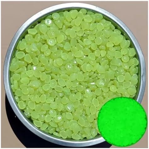 Decorative Rocks 500pcs Luminous Stones Glow in The Dark Rocks Outdoor Decorative Stones Garden Pebbles Glowing Rocks DIY(Color5) - Image 2
