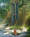 Large Wind Chimes for Outside 44 inch Green Deep Tone Garden Gift Outdoor by Astarin