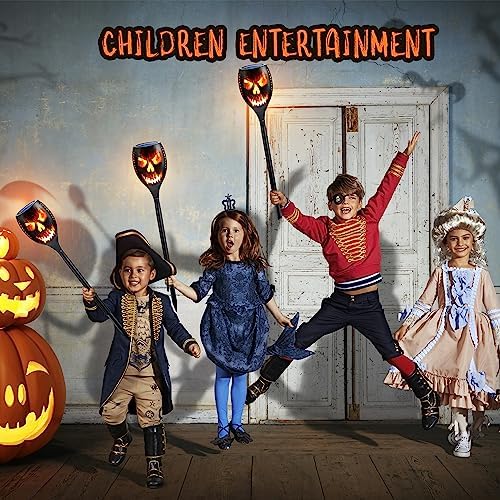 Toodour Solar Halloween Lights Outdoor, 4 Packs Solar Torch Light - Image 6