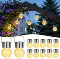 SOLPEX Hanging Solar Lights for Outside Garden Solar Hanging Lanterns 12 Pc by Solpex