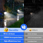 6-Pack Solar Spot Lights Outdoor Waterproof, Landscape Spotlight Cool White - Image 4