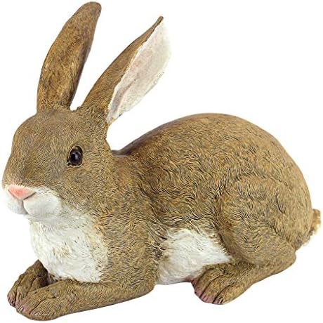 Design Toscano QM200861 Bashful The Bunny Lying Down Rabbit Outdoor Garden by DesignToscano