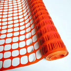 PotatoLife 4'x100' Plastic Mesh Safety Fence with 100 Zip Ties, Orange - Image 6