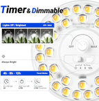 Barrina OG11A Grow Light Bulbs for Indoor Plant, 5000K 11W, 4 Packs, Black - Image 4