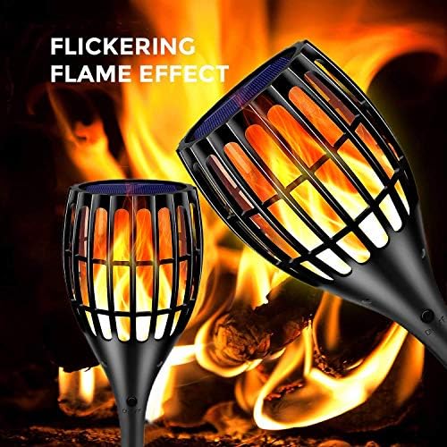 Solar Lights Outdoor 43" Flickering Flame Solar Torch Lights - Image 6