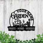 MeMate Personalized Metal Garden Signs Decorations, Custom Name Plaques for Men Women Mom Dad Potting Shed She Shed - Image 4