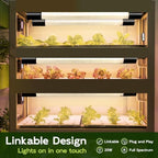 Hlite LED Grow Light 16 inch, Hanging Full Spectrum Linkable 2 Pack - Image 5