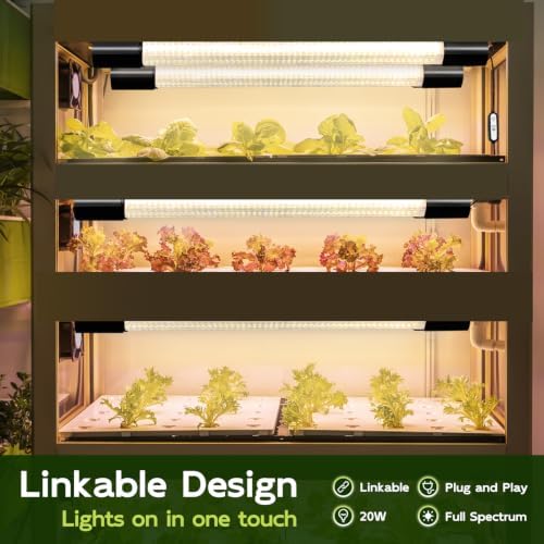 Hlite LED Grow Light 16 inch, Hanging Full Spectrum Linkable 2 Pack - Image 5