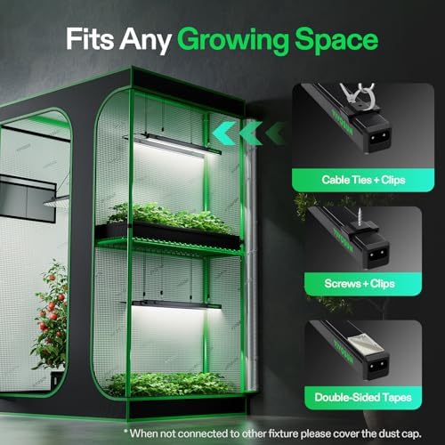 VIVOSUN T5 Grow Lights for Indoor Plants, 5000K Full Spectrum, 2FT - Image 4