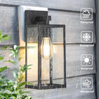 MAXvolador Outdoor Wall Light Fixture, Exterior Waterproof Wall Lantern - Image 3