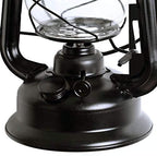 Vintage Plug-in Retro Lantern Wall Lamp with Metal & Transparent Glass Shade - Kerosene Style Wall Sconces for Home Decor, Rustic Lighting, and Outdoor Use, Black - Image 6