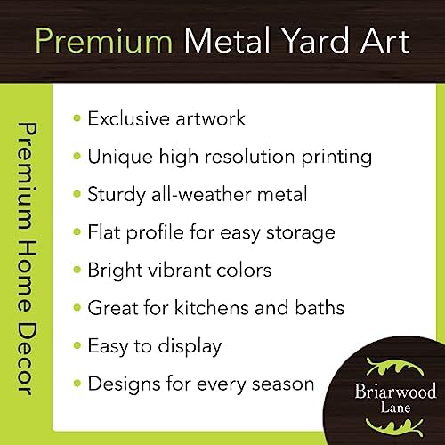 Briarwood Lane Spring Metal Art 29x15 Goldfinches and Hydrangea for Spring Metal Art - Image 4