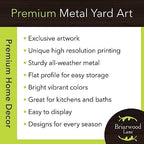 Briarwood Lane Spring Metal Art 26x15 Bless This Home Cardinal for Spring Metal Art - Image 4