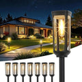 JEJOT Solar Pathway Lights Outdoor Waterproof, 8 Pack Solar Walkway Lights by JEJOT