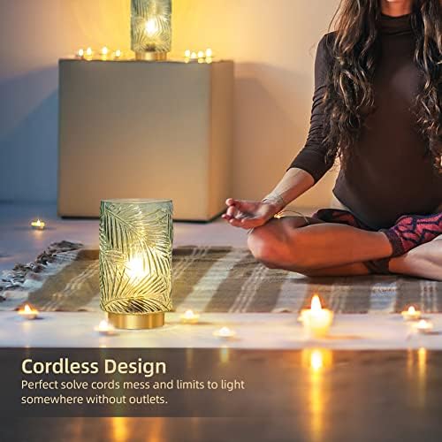 MJ PREMIER Battery Operated Lamp with Timer, Cordless Table Lamp Decorative - Image 5