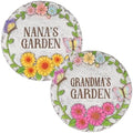 Garden Stepping Stones Set of 2,Ybenlld 10 inch Nana's Outdoor Garden Decor,Decorative Stones Pavers for Garden Walkway Landscaping,Grandma’s Gift by Ybenlld