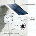 Motion Sensor Outdoor Solar Lights Waterproof Aluminum alloy(Not plastic) Solar Spot Lights, Solar Motion Detector Lights for Outside Patio Porch Wall Driveway Garden, 100-Week FREE Refund/Replacement - Image 3