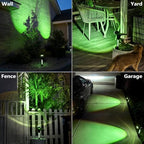 DenicMic Solar Spot Lights Outdoor Waterproof Green Lens LED 4 Pack - Image 3