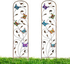 2 Pack Metal Garden Trellis for Climbing Plants by BAYN