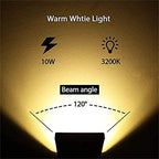 10W Low Voltage Landscape Lights 12V LED Spotlights Outdoor IP66 Waterproof Garden Lights,3000K Warm White Light Lawn Floodlight Stakes(6 Pack) - Image 4