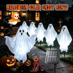 6-Pack Solar Ghost Lights for Halloween Decorations Outdoor Cool White - Image 7