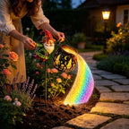 Magical Flying Gnome Cauldron Solar Garden Light Holiday Watering Can Light - Image 4