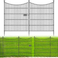 No Dig Dog Fence Outdoor for Yard with Gate, 32 in(H) X 11.8 ft(L) by OutdoorFence