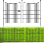 No Dig Dog Fence Outdoor for Yard with Gate, 32 in(H) X 11.8 ft(L) by OutdoorFence
