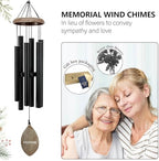 ASTARIN Personalized Name 35" Memorial Wind Chimes, Metal Sympathy Gifts for Loss of Mother Father Loved One, Bereavement Wind Chime in Memory Gift, Decor Outdoor Garden Patio, Produced in Texas - Image 2