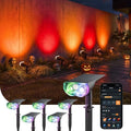 Linkind Smart Solar Spotlights Outdoor SL5 Upgraded, Halloween Solar Lights by Linkind