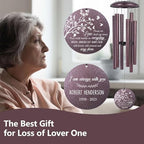Personalized Tree Memorial Wind Chimes, in Loving Memory of Loved One - Image 6