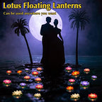 Liliful LED Floating Lotus Lantern,Diwali Pool Pond Decor,Color,3.94, 5.91" - Image 6