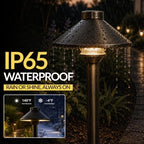 Outdoor Pathway Light – Landscaping Lighting (4 Pack) – Antique Bronze - Image 3