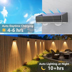 VOLISUN Solar Fence Lights Outdoor 16 Pack, 50Lumen RGB Color Changing - Image 4