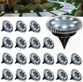PATIOWIN 20 Pack Small Solar Ground Lights, Garden Lights Cool White by PATIOWIN