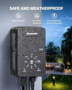 DEWENWILS 60W Low Voltage Transformer, Dusk to Dawn Sensor, Countdown Timer - Image 6